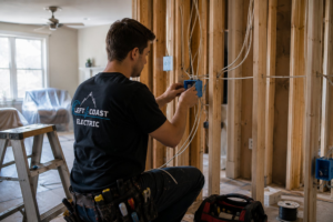 Residential house rewiring electrical services